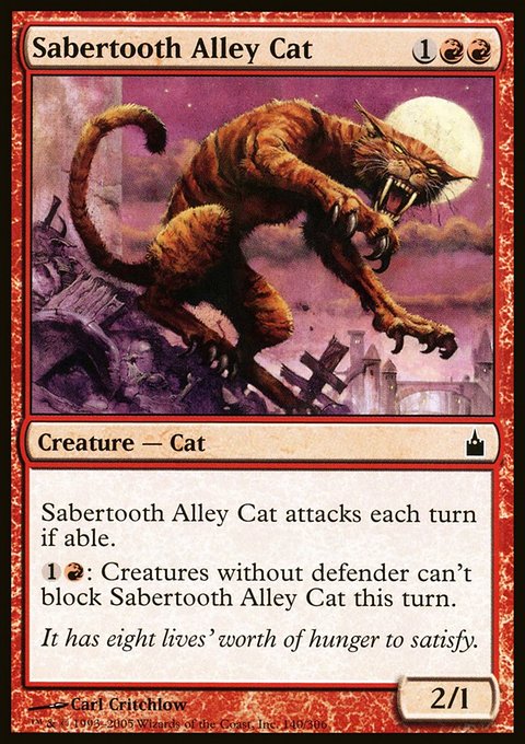 Sabertooth Alley Cat